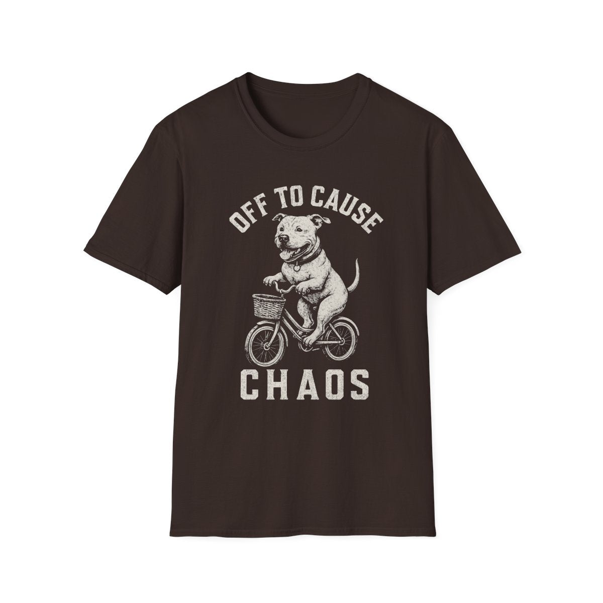 Bicycle American Pit Bull Terrier Tee - Dark Chocolate