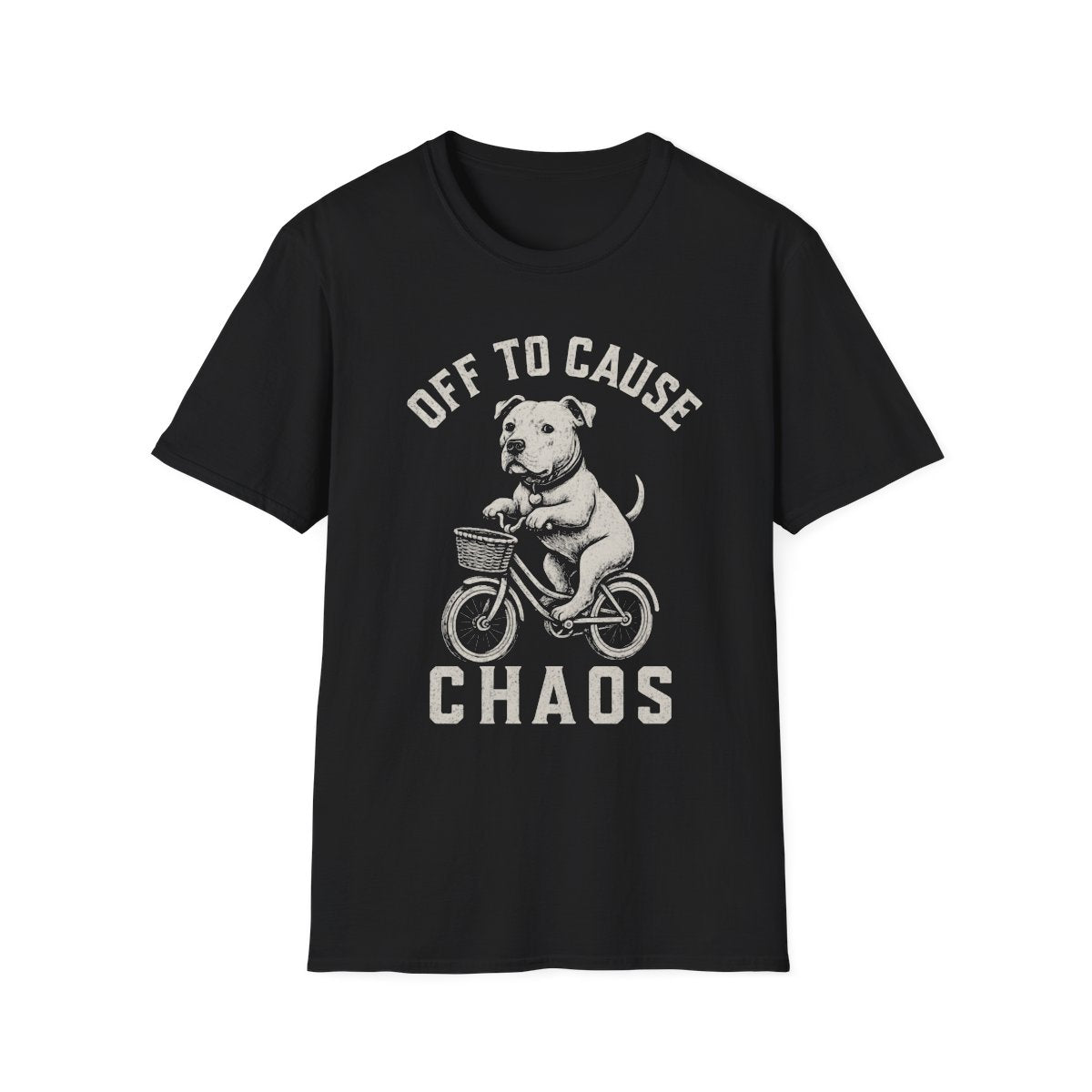 Bicycle American Staffordshire Terrier Tee - Black