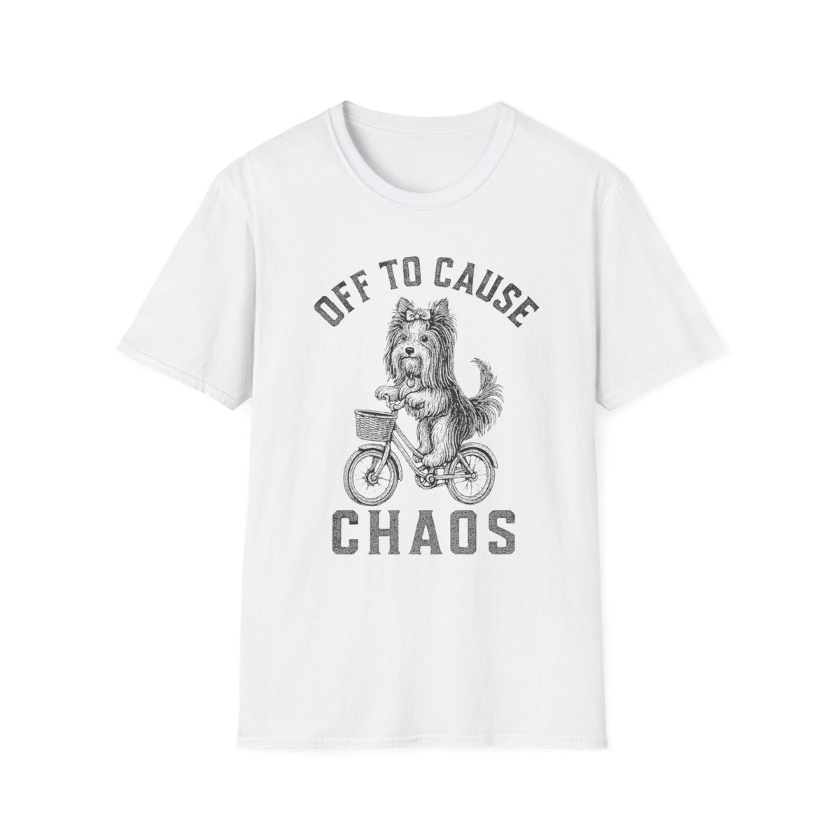 Bicycle Biewer Terrier Tee - White