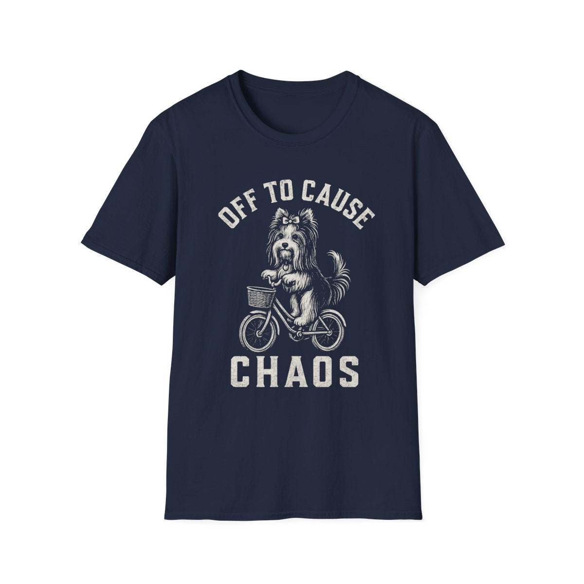 Bicycle Biewer Terrier Tee - Navy