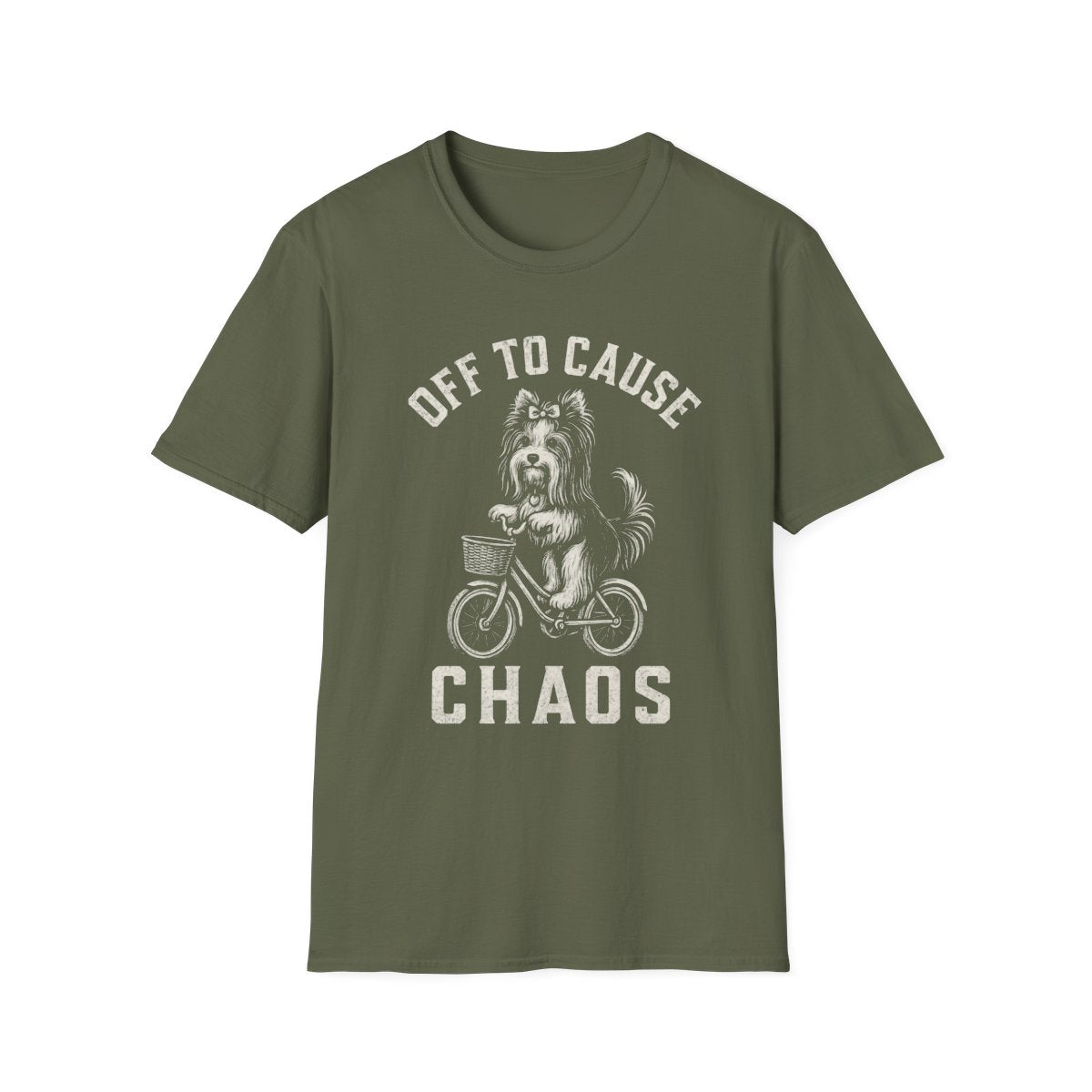Bicycle Biewer Terrier Tee - Military Green