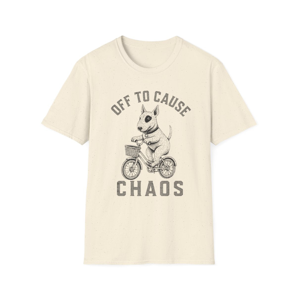 Bicycle Bull Terrier Tee - Natural