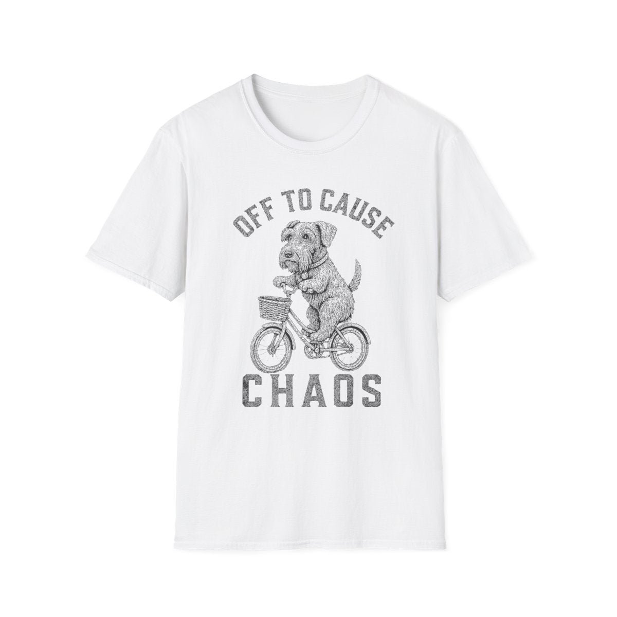 Bicycle Cesky Terrier Tee - White