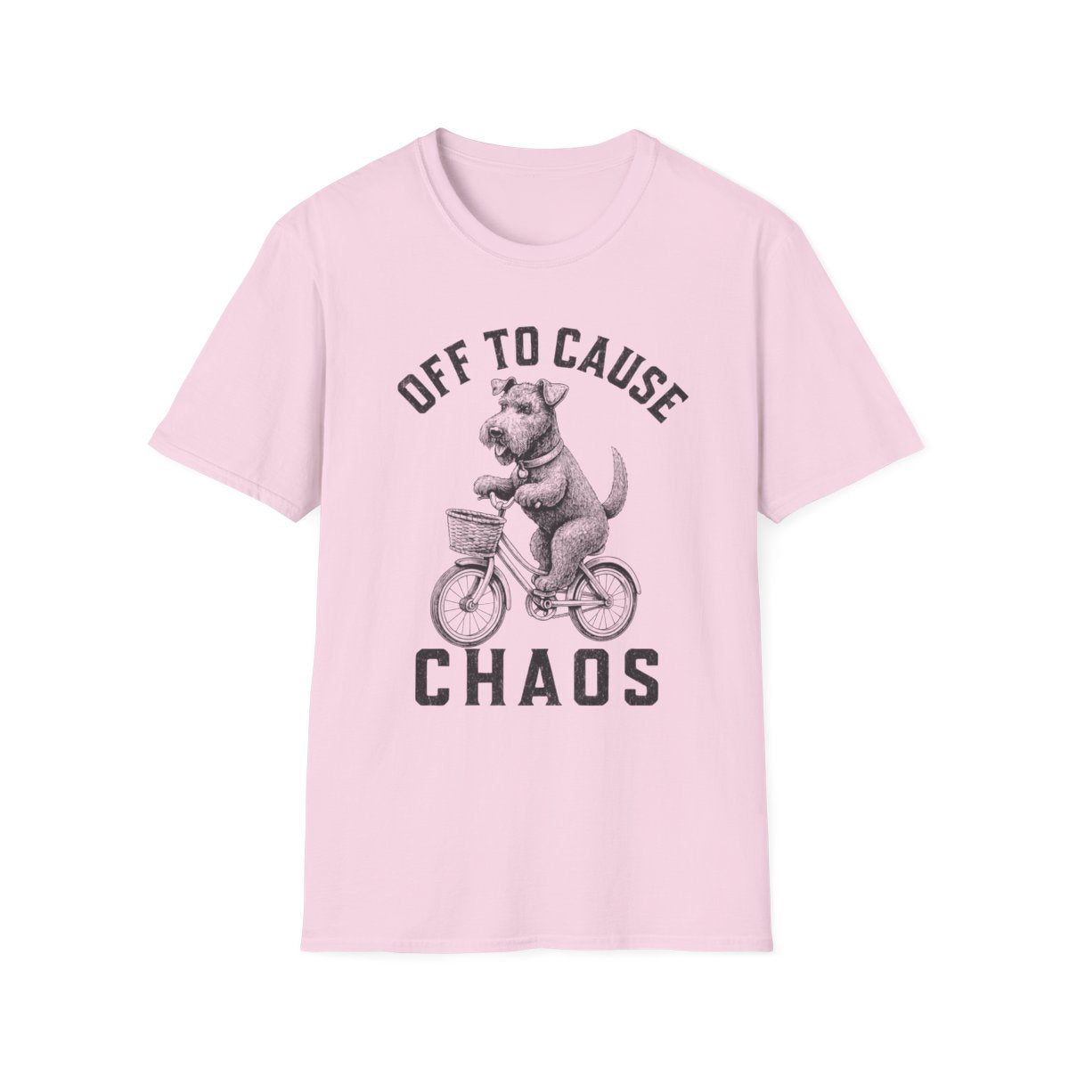Bicycle Kerry Blue Terrier Tee - Light Pink
