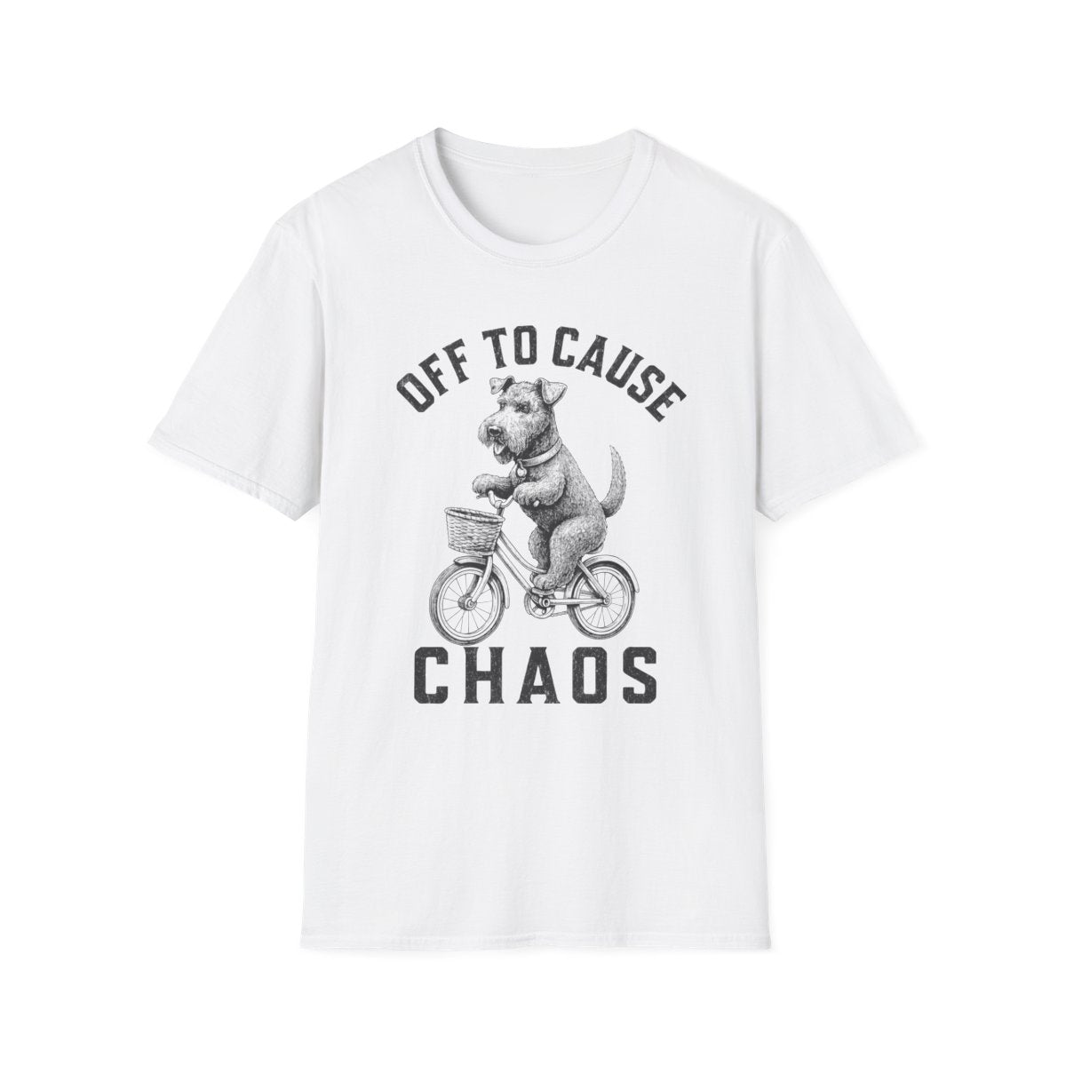 Bicycle Kerry Blue Terrier Tee - White