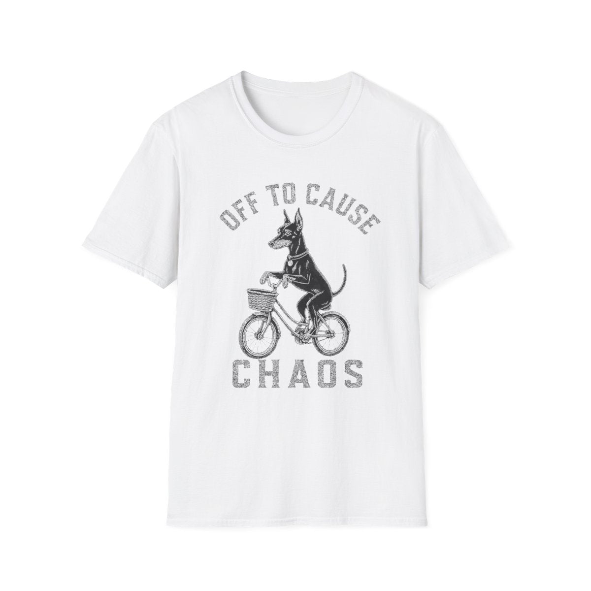 Bicycle Manchester Terrier Tee - White