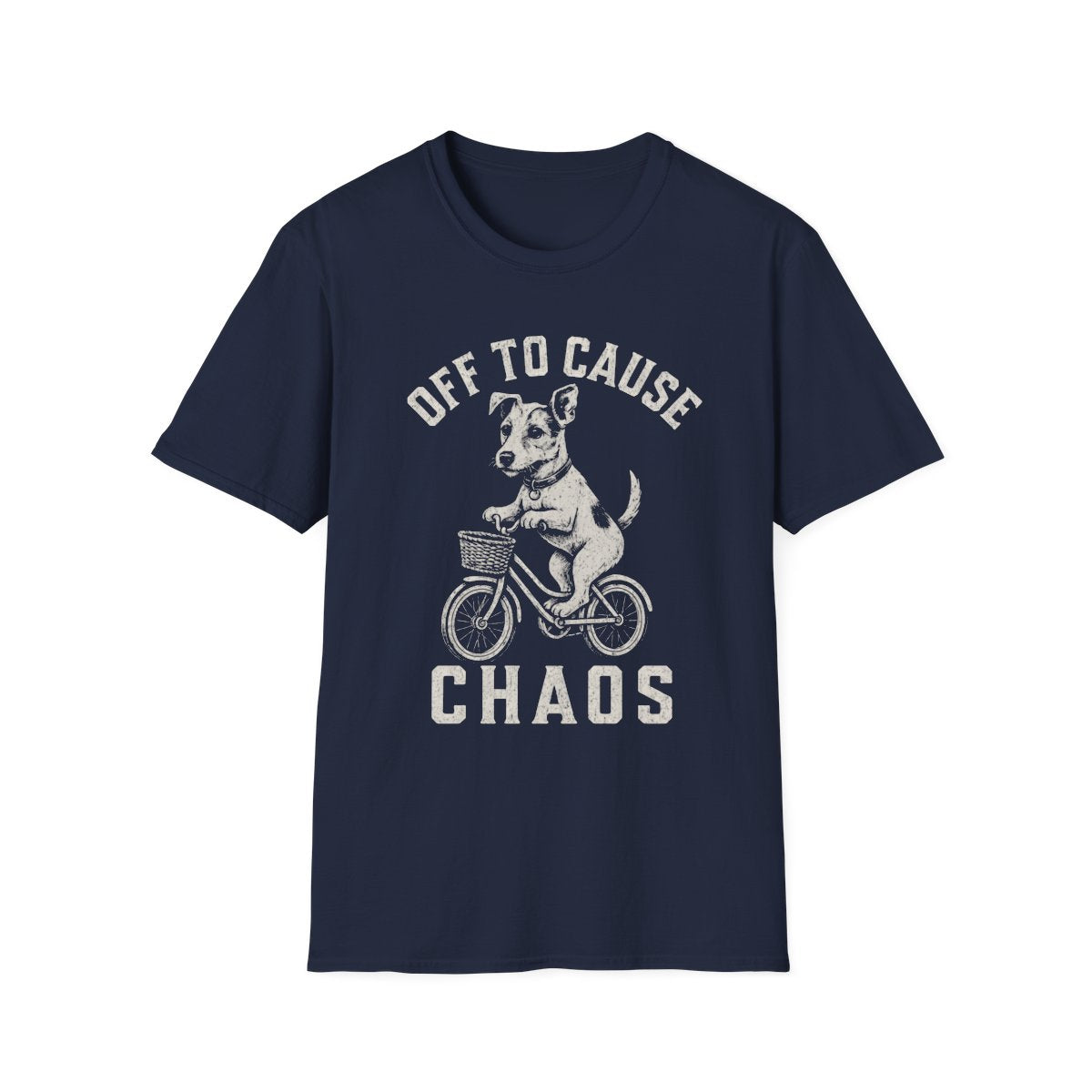 Bicycle Parson Russell Terrier Tee - Navy