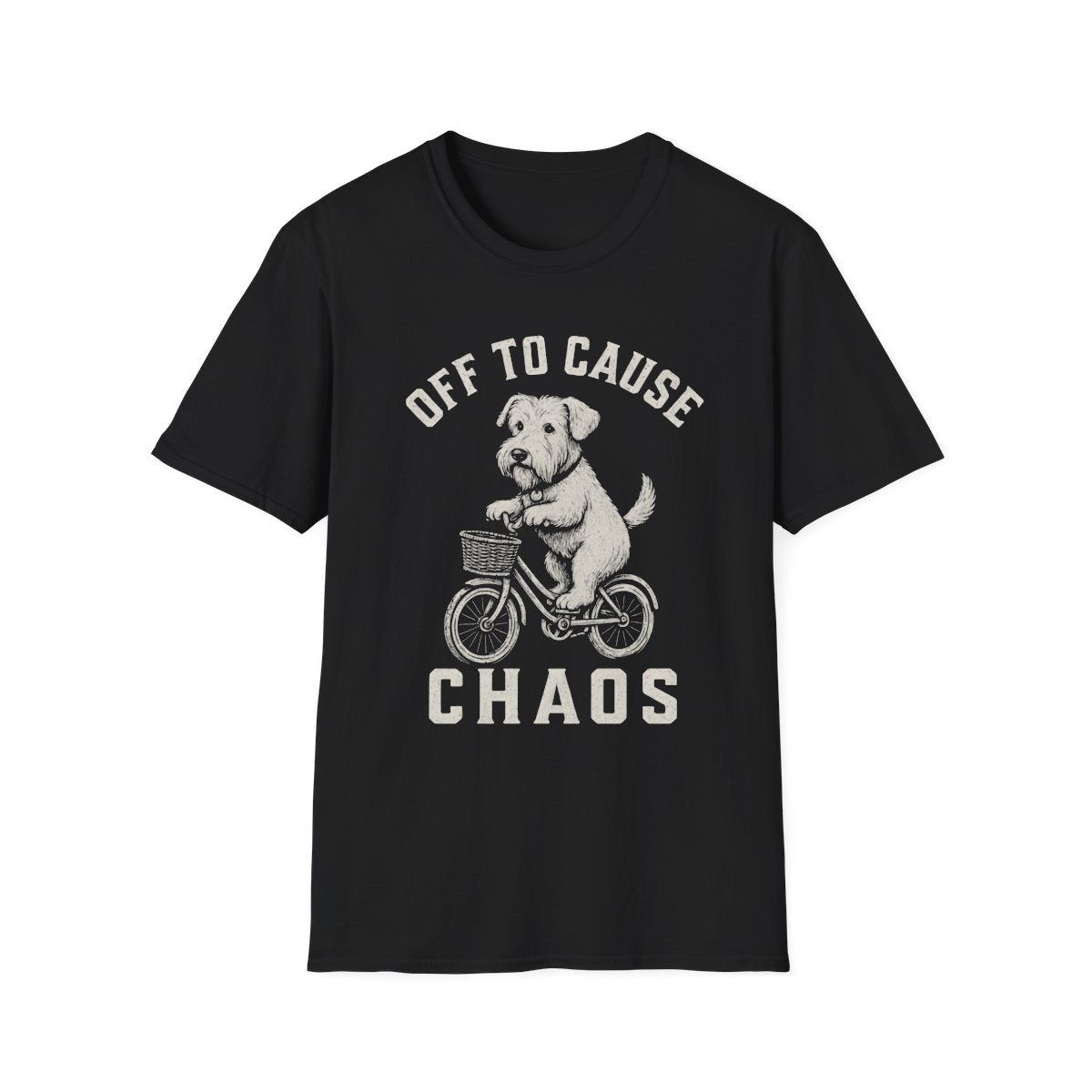 Bicycle Sealyham Terrier Tee - Black