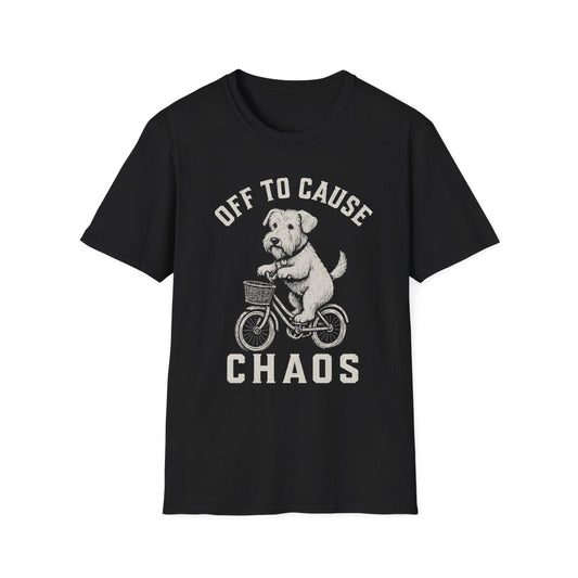 Bicycle Sealyham Terrier Tee - Black
