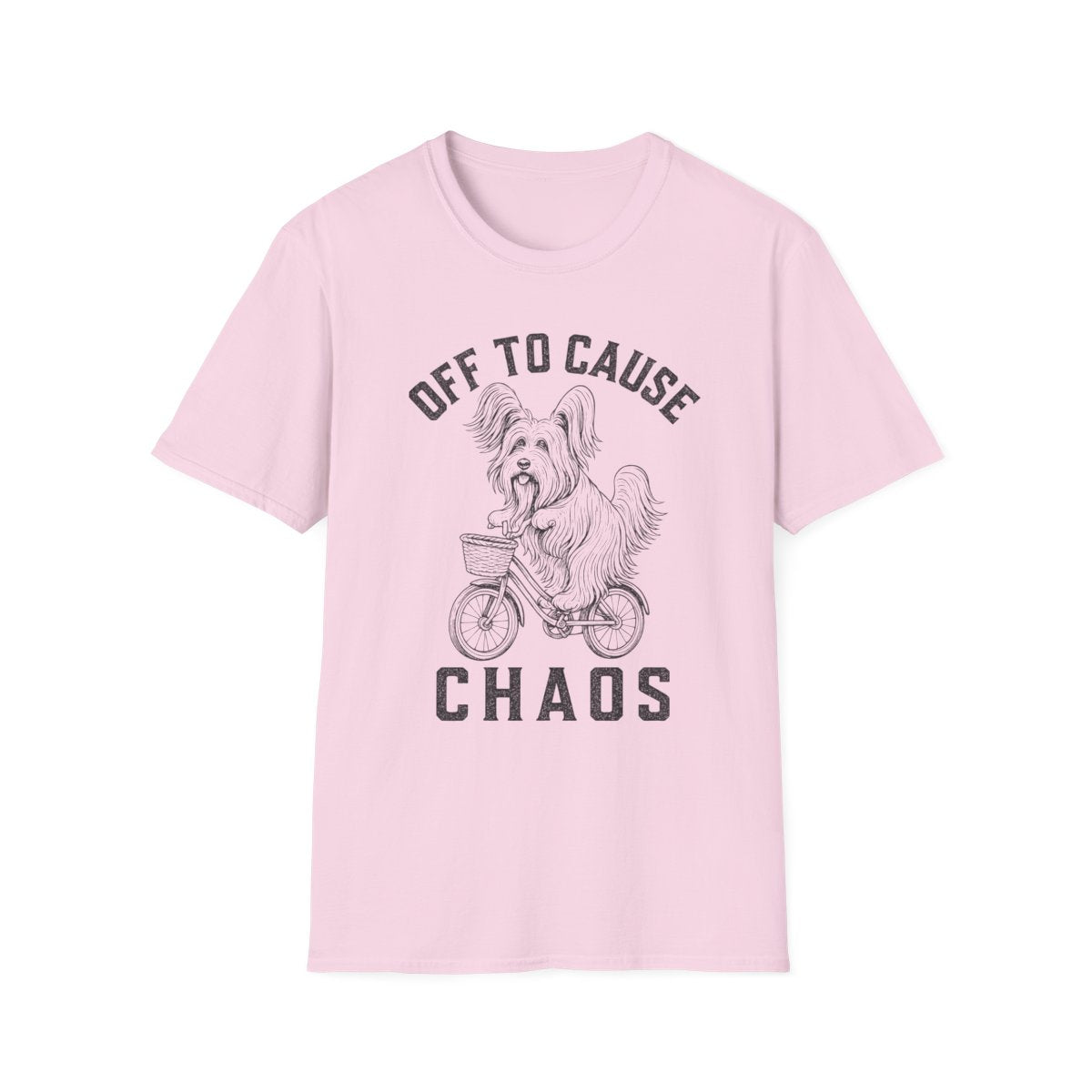 Bicycle Skye Terrier Tee - Light Pink