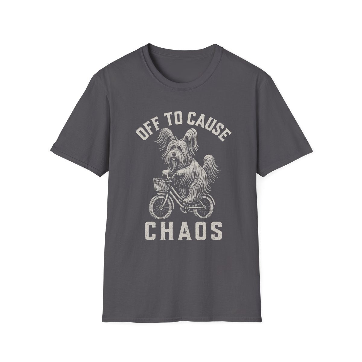 Bicycle Skye Terrier Tee - Charcoal