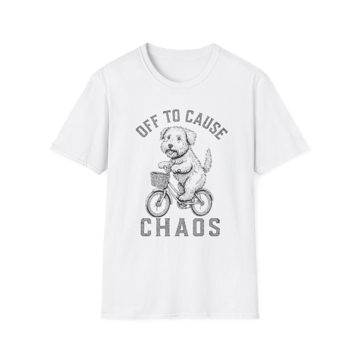 Bicycle Soft Coated Wheaten Terrier Tee - White