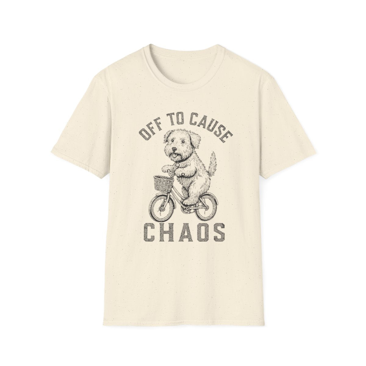 Bicycle Soft Coated Wheaten Terrier Tee - Natural