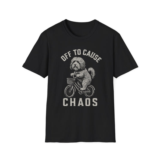 Bicycle Tibetan Terrier Tee - Black