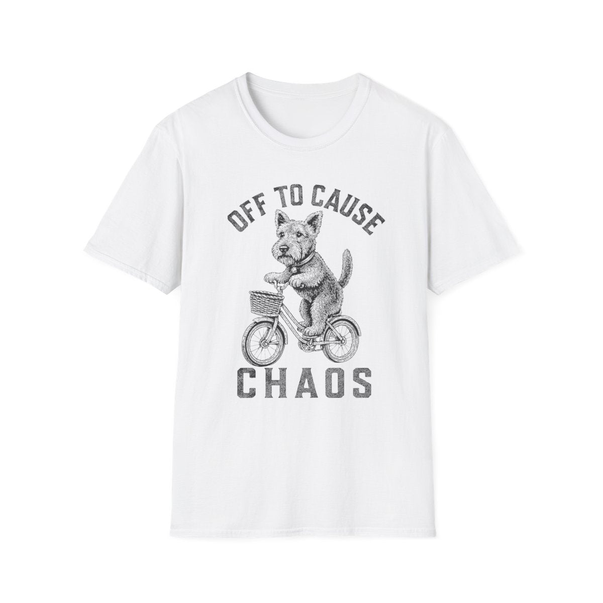 Bicycle Welsh Terrier Tee - White