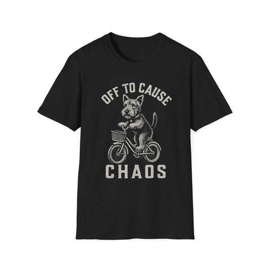 Bicycle Welsh Terrier Tee - Black