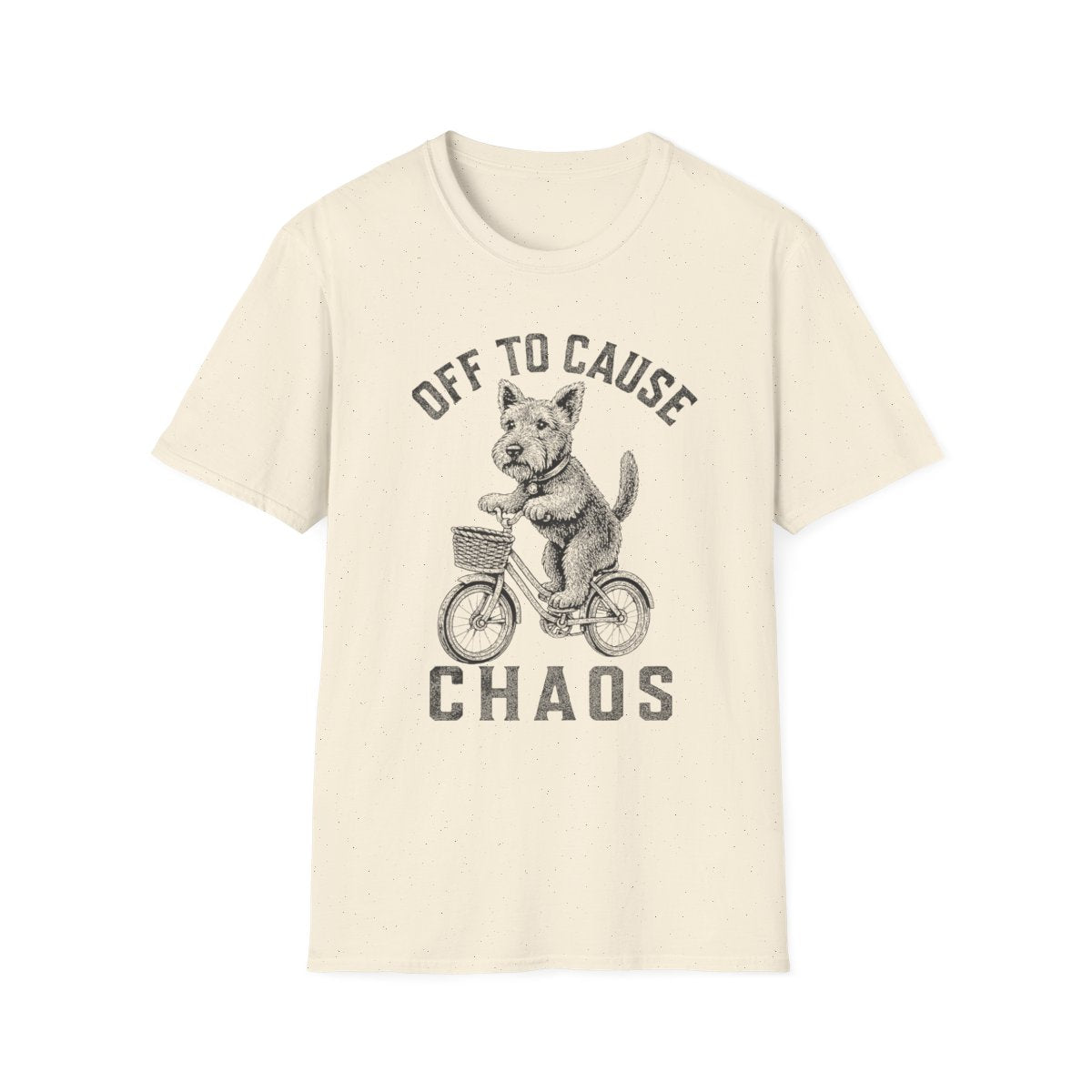 Bicycle Welsh Terrier Tee - Natural