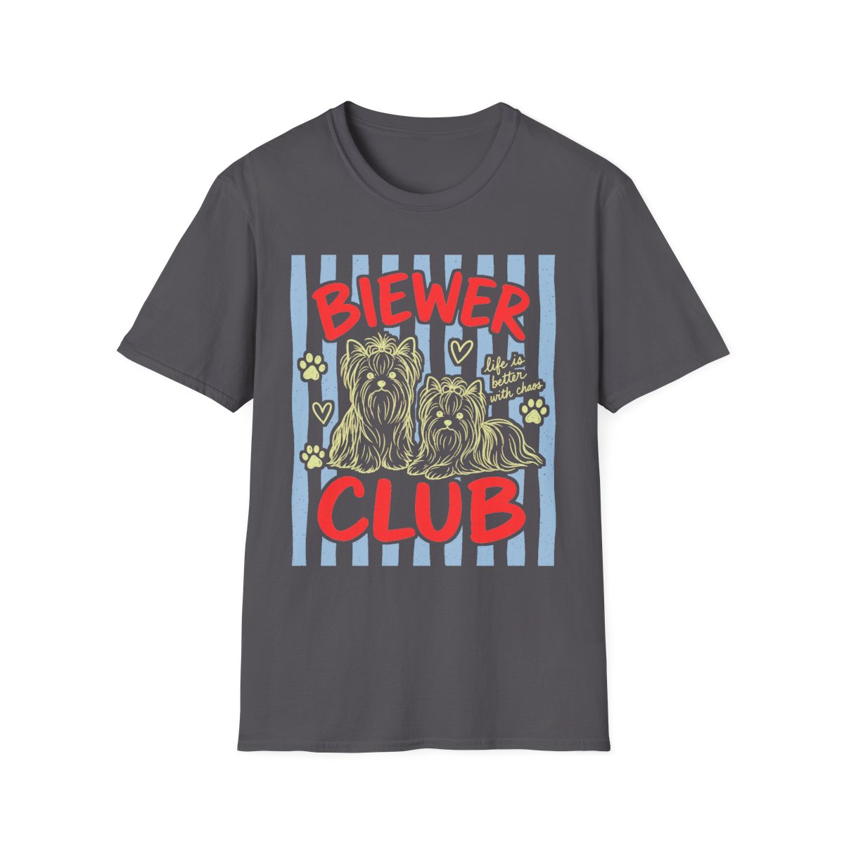 Biewer Club Tee - Charcoal
