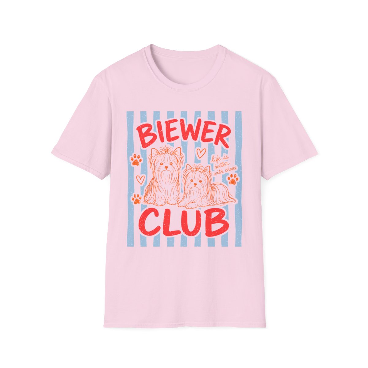 Biewer Club Tee - Light Pink