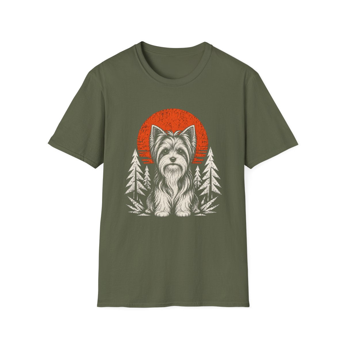 Biewer Terrier Adventure Club Tee - Military Green