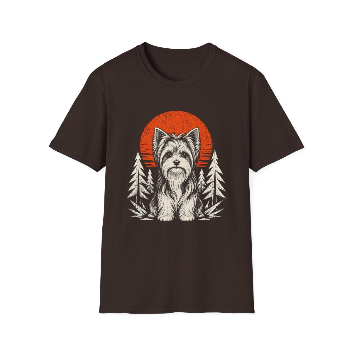 Biewer Terrier Adventure Club Tee - Dark Chocolate