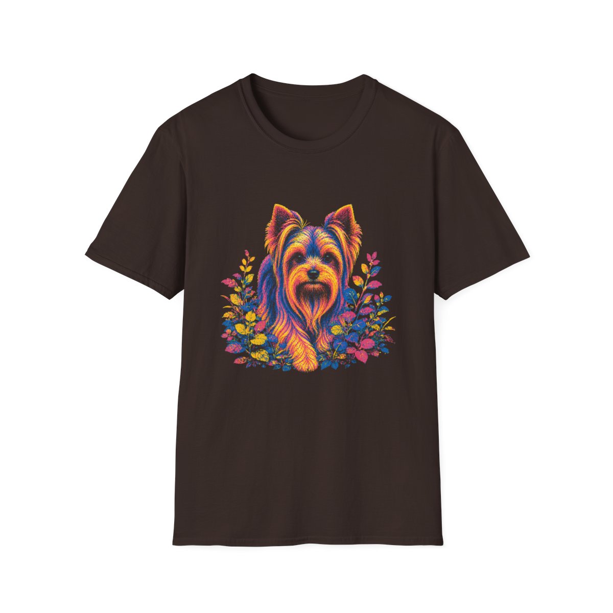 Biewer Terrier Bold Spirit Tee - Dark Chocolate