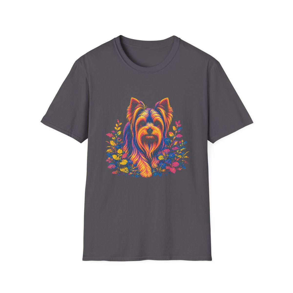 Biewer Terrier Bold Spirit Tee - Charcoal