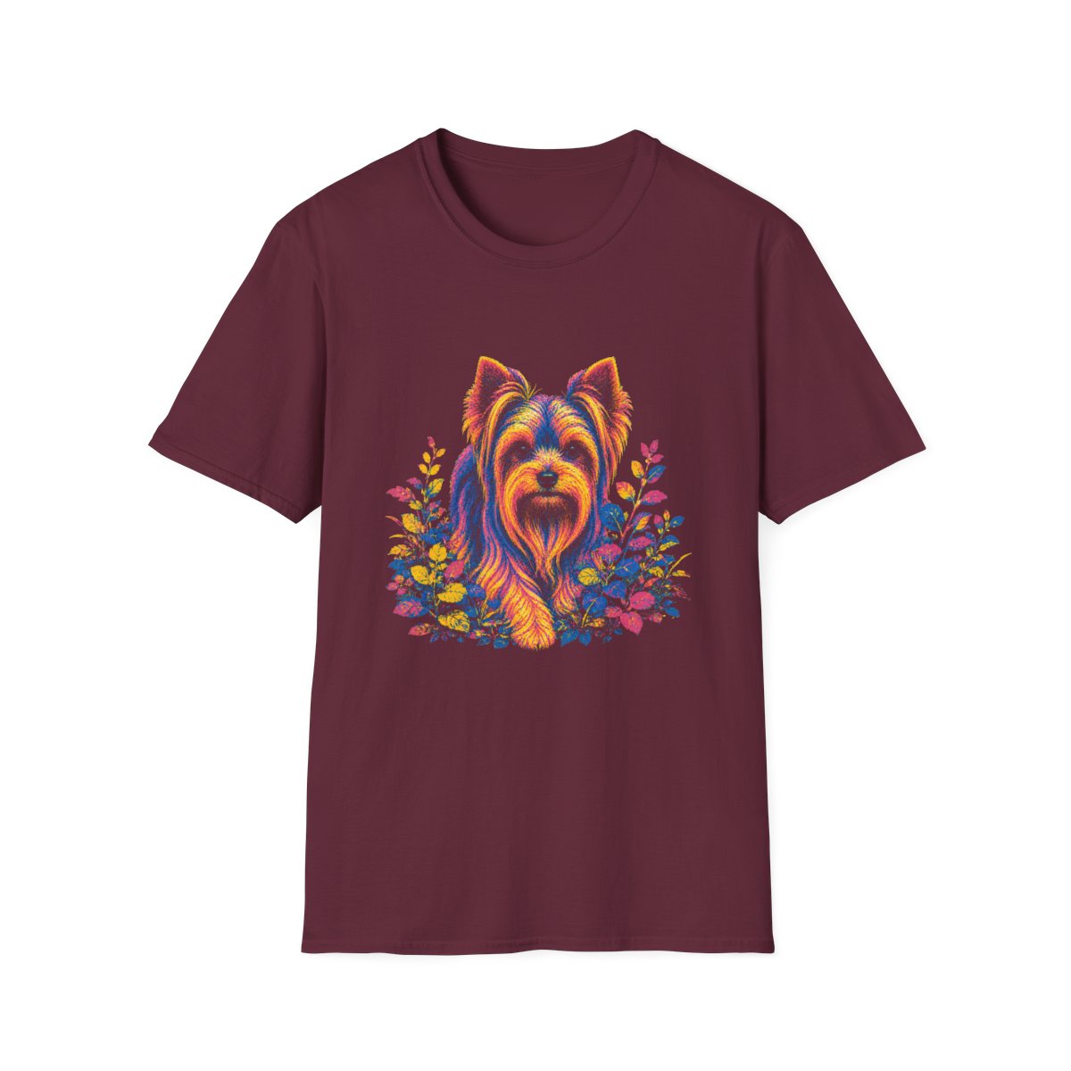 Biewer Terrier Bold Spirit Tee - Maroon