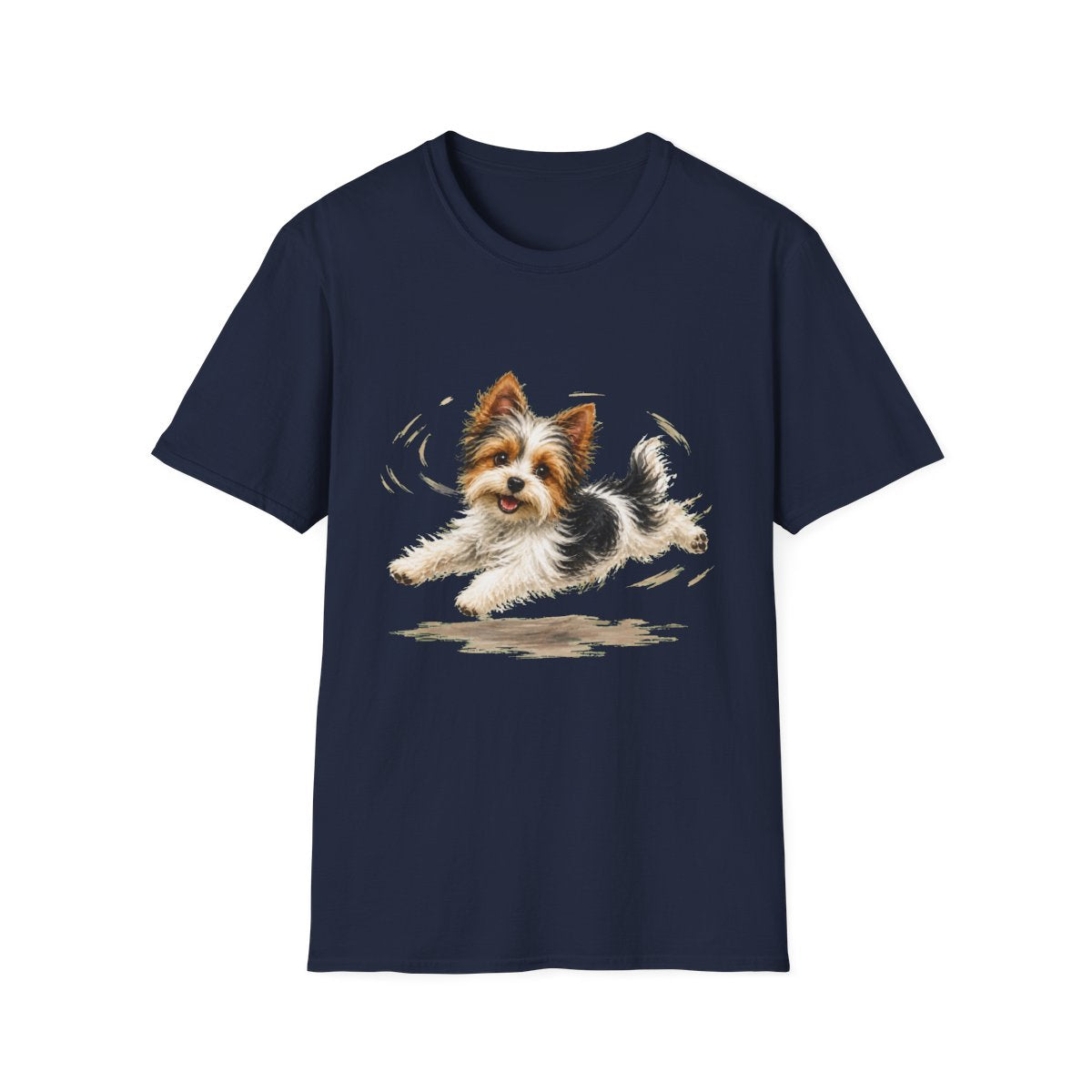 Biewer Terrier Certified Zoomies Champion Tee - Navy