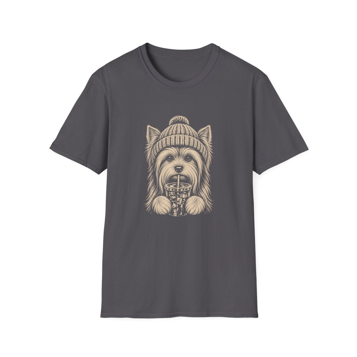 Biewer Terrier Cold Brew Tee - Charcoal
