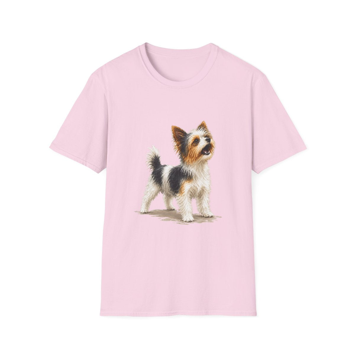 Biewer Terrier Head Of Security Tee - Light Pink