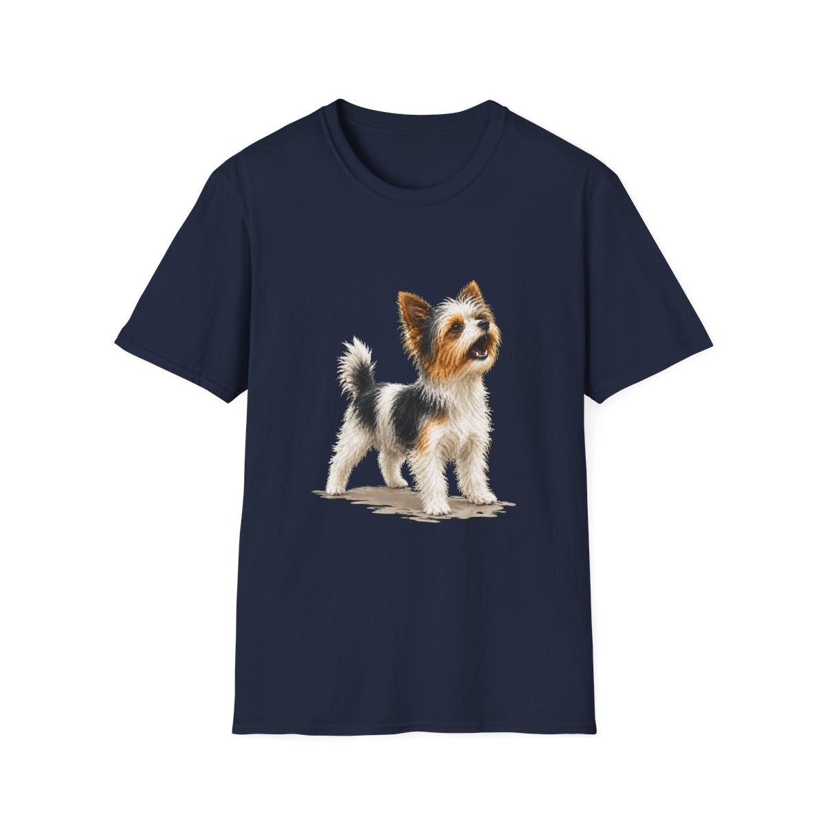 Biewer Terrier Head Of Security Tee - Navy