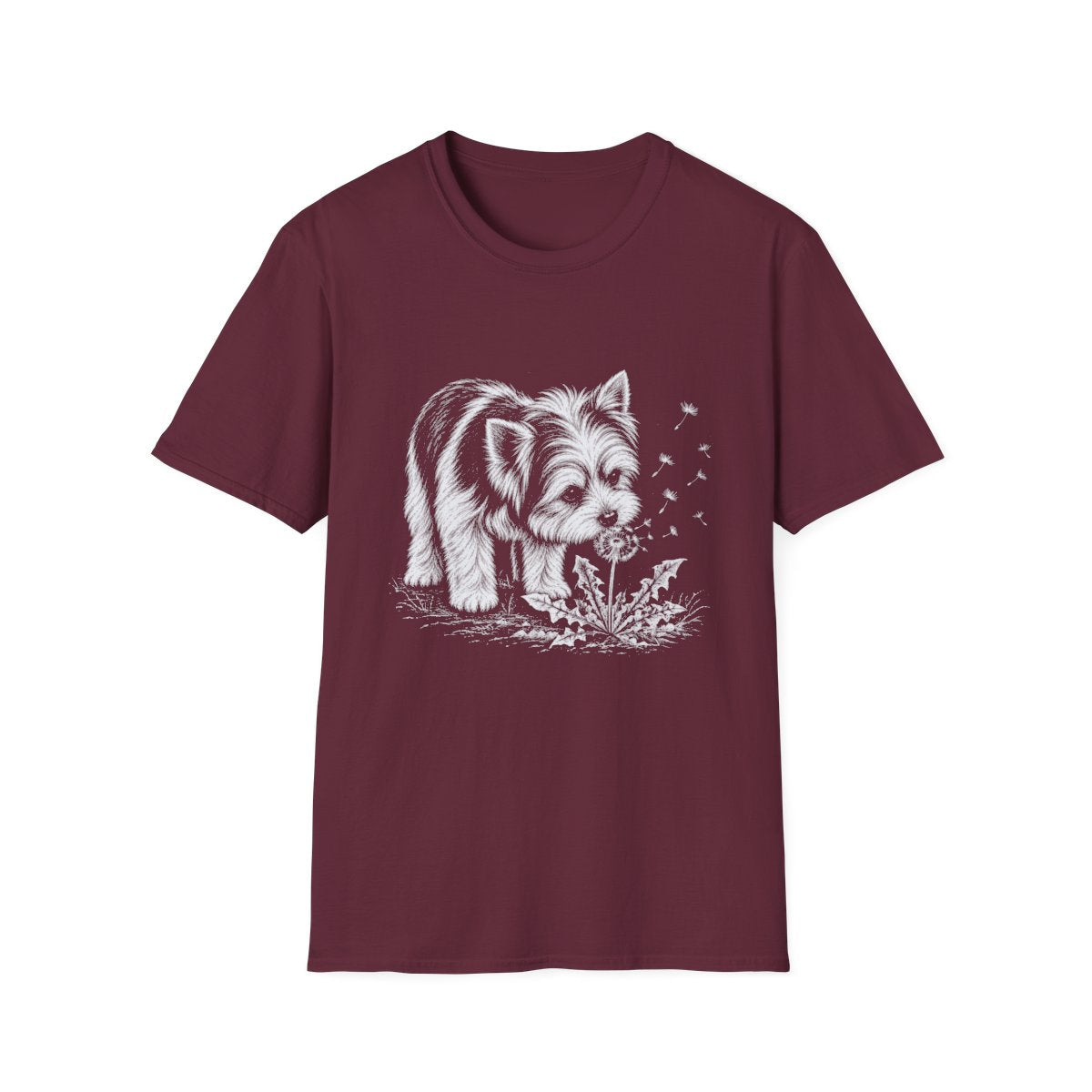 Biewer Terrier Make A Wish Tee - Maroon