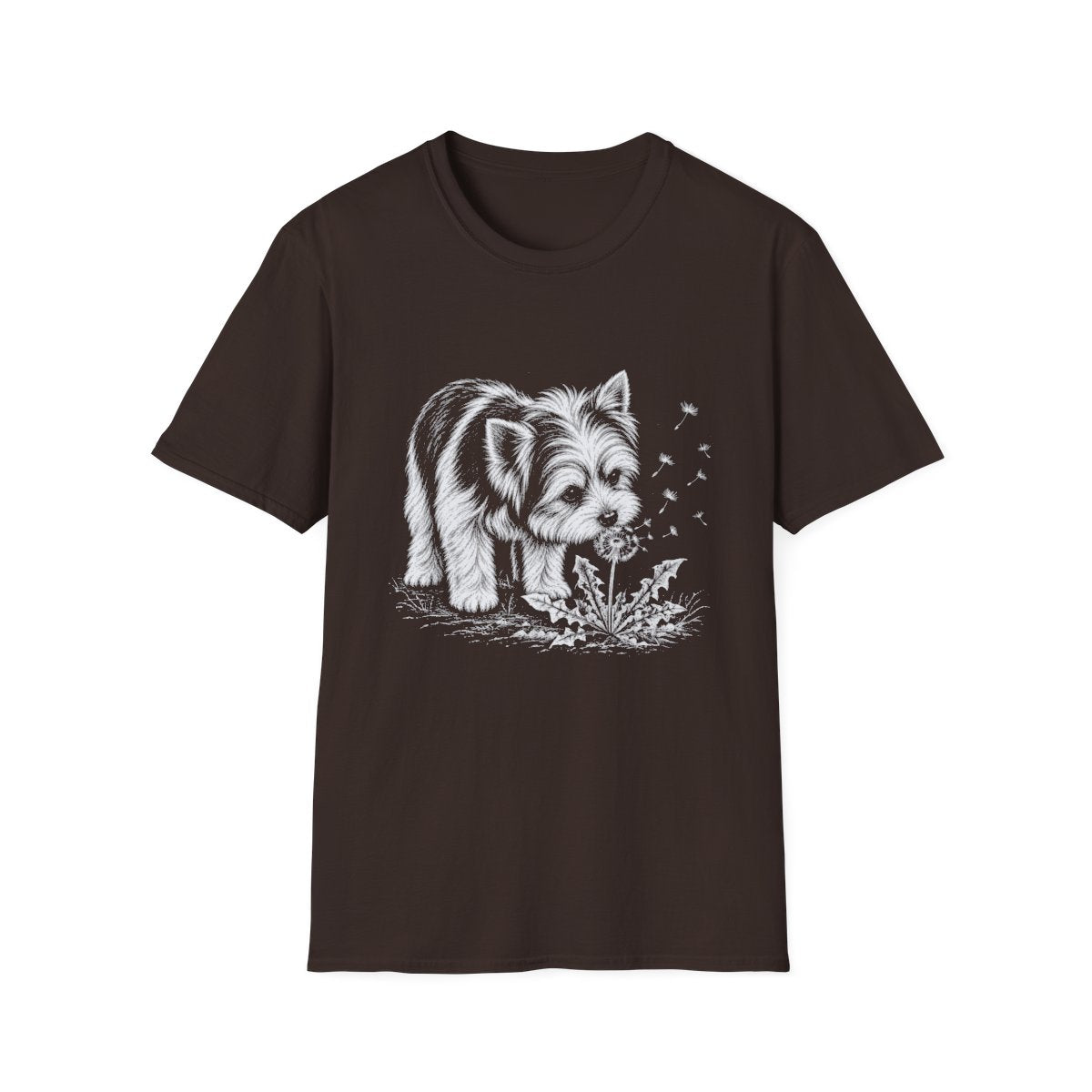 Biewer Terrier Make A Wish Tee - Dark Chocolate