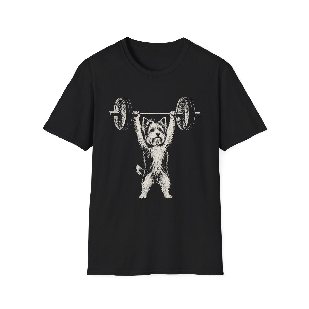 Biewer Terrier Powerlifting Tee - Black
