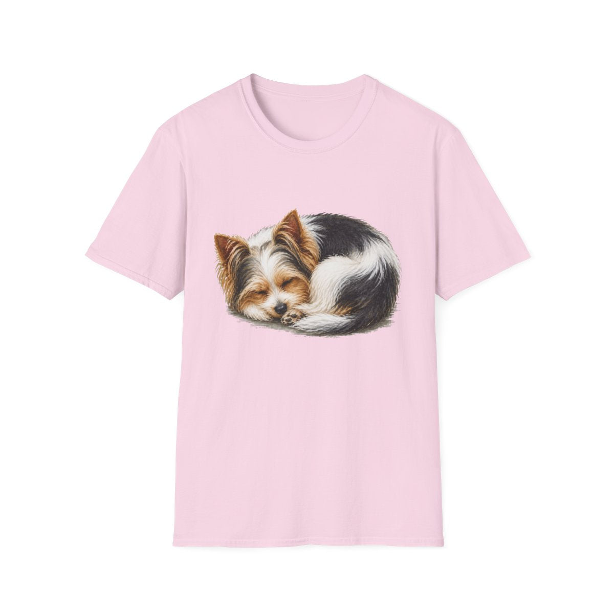Biewer Terrier Rest At Last Tee - Light Pink