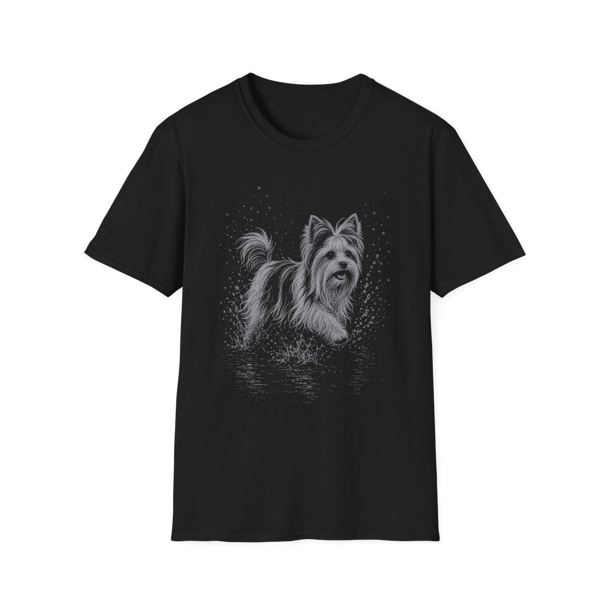 Biewer Terrier Water Run Tee - Black
