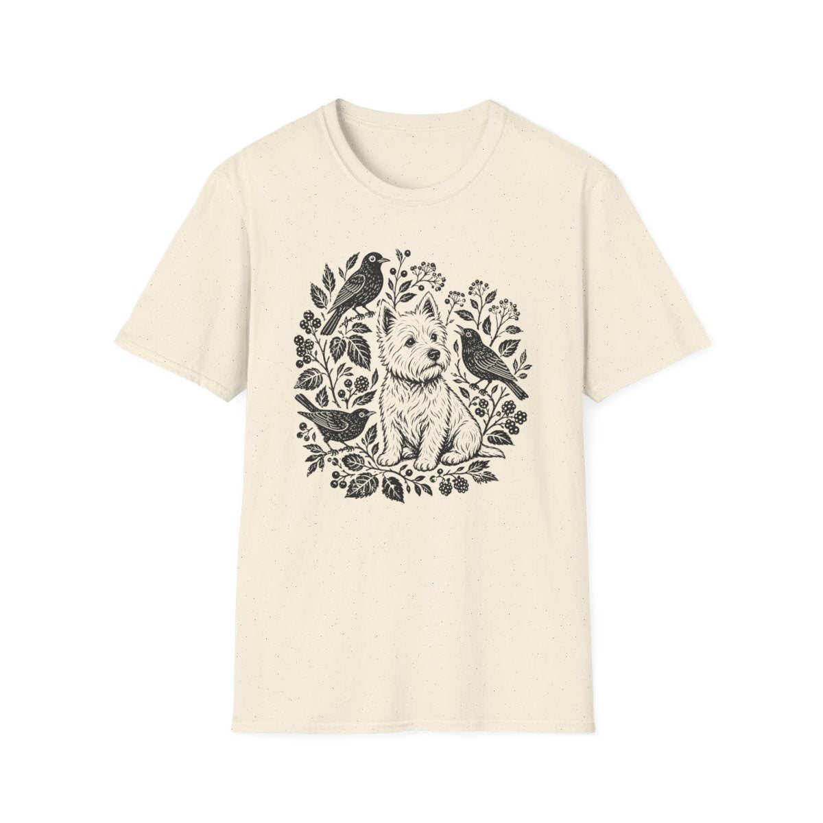 Blackbird Garden Westie Tee - Natural