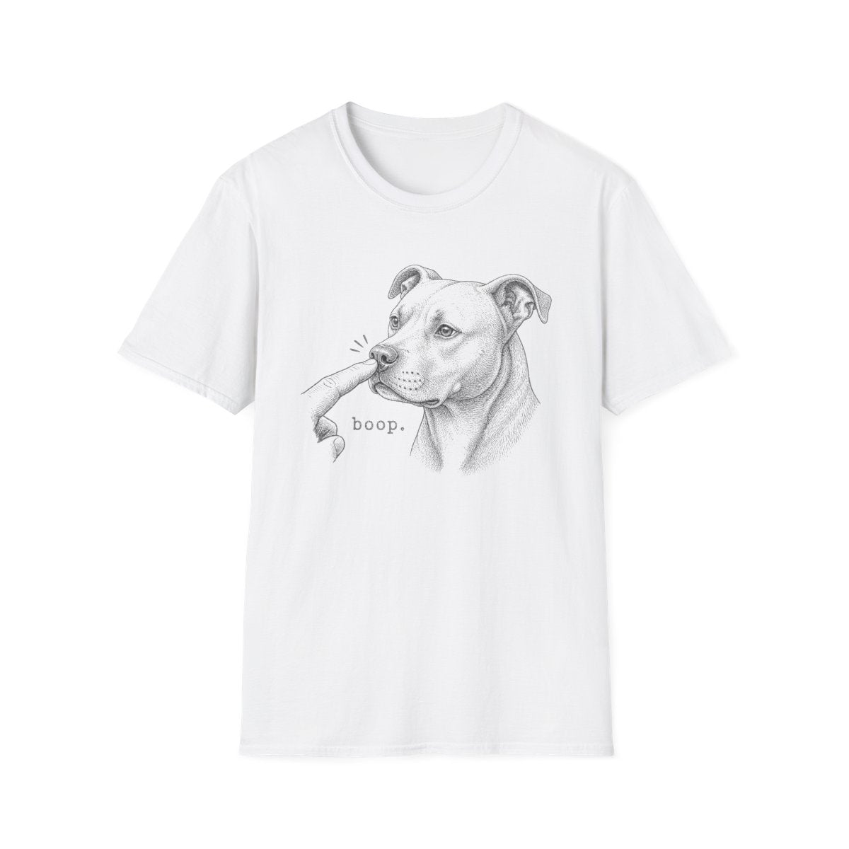 Boop American Pit Bull Terrier Tee - White