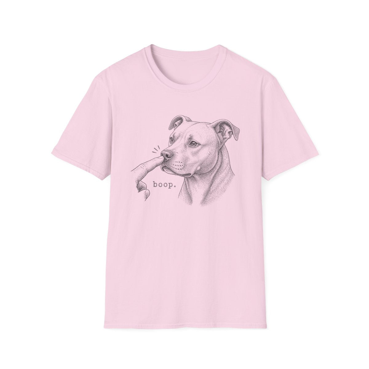 Boop American Pit Bull Terrier Tee - Light Pink