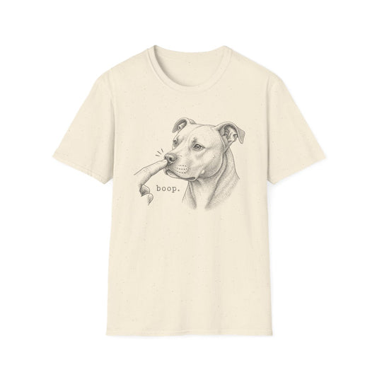 Boop American Pit Bull Terrier Tee - Natural