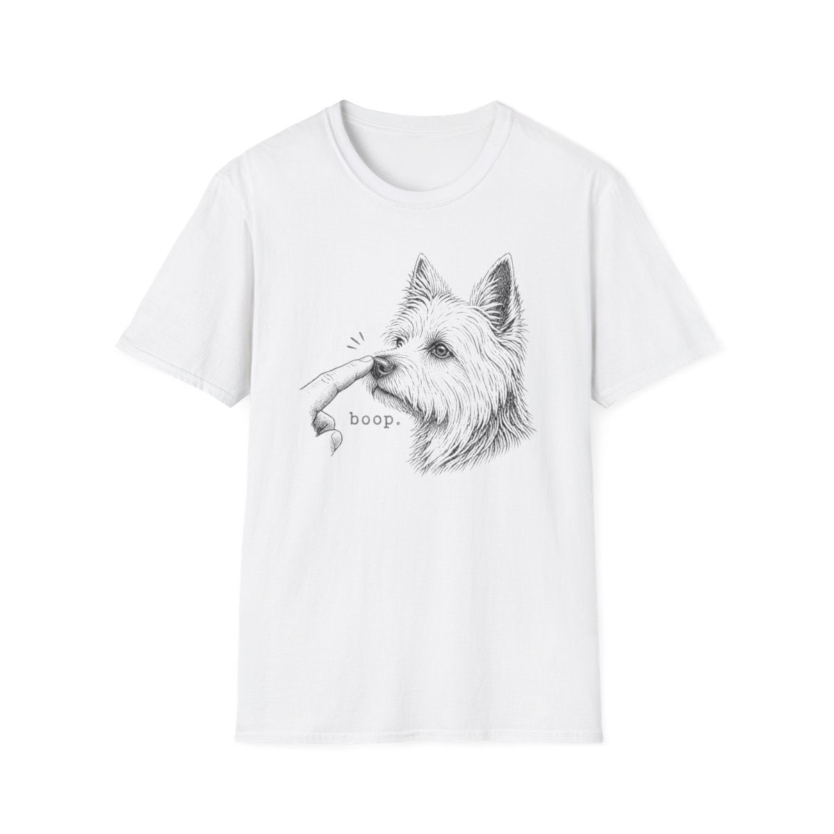 Boop Australian Terrier Tee - White