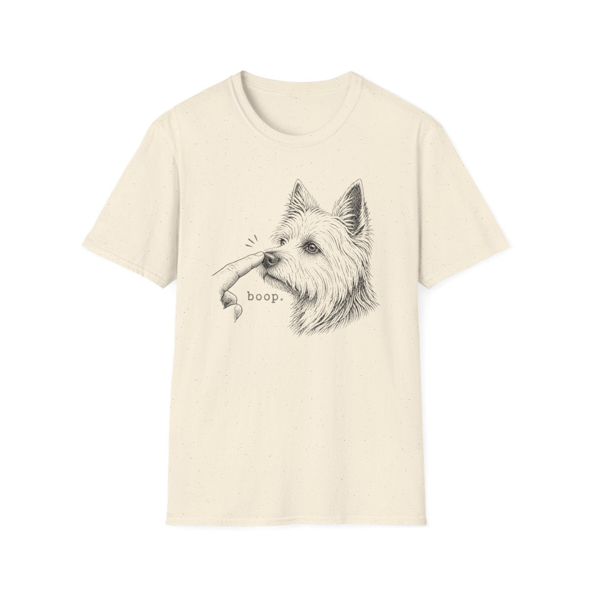 Boop Australian Terrier Tee - Natural