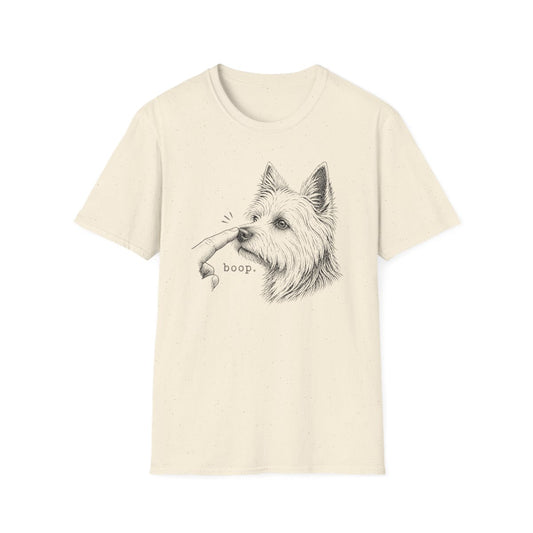 Boop Australian Terrier Tee - Natural
