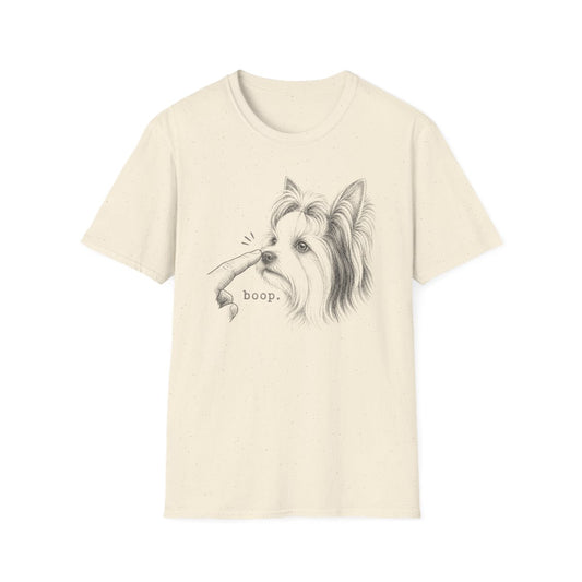 Boop Biewer Terrier Tee - Natural