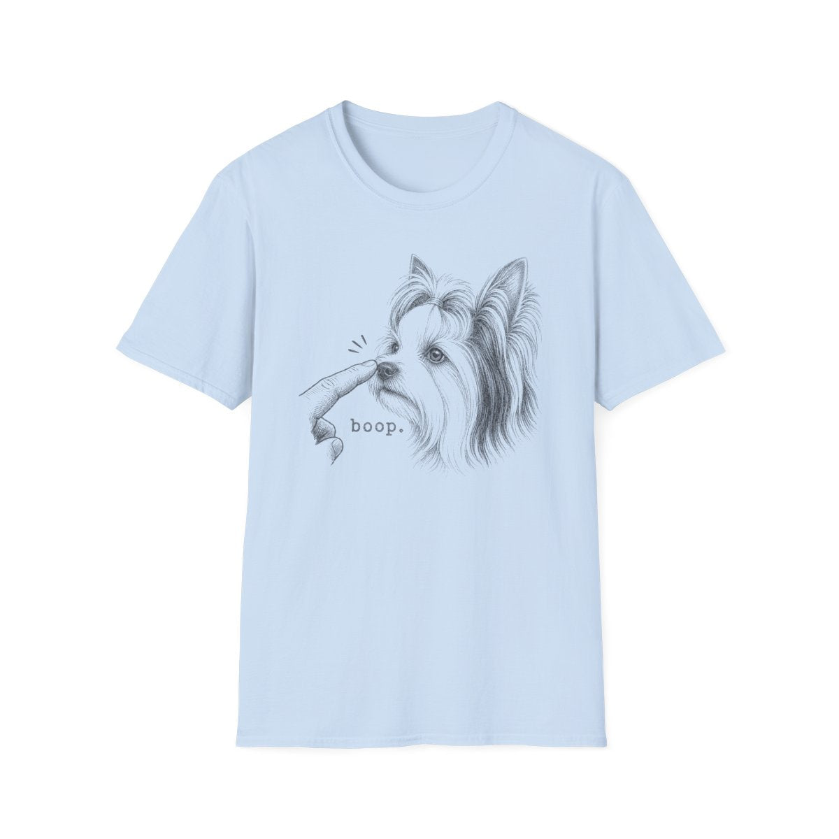 Boop Biewer Terrier Tee - Light Blue