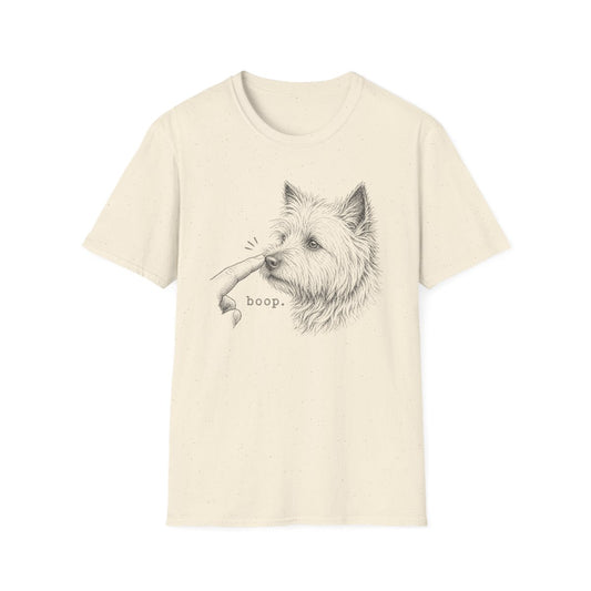 Boop Cairn Terrier Tee - Natural