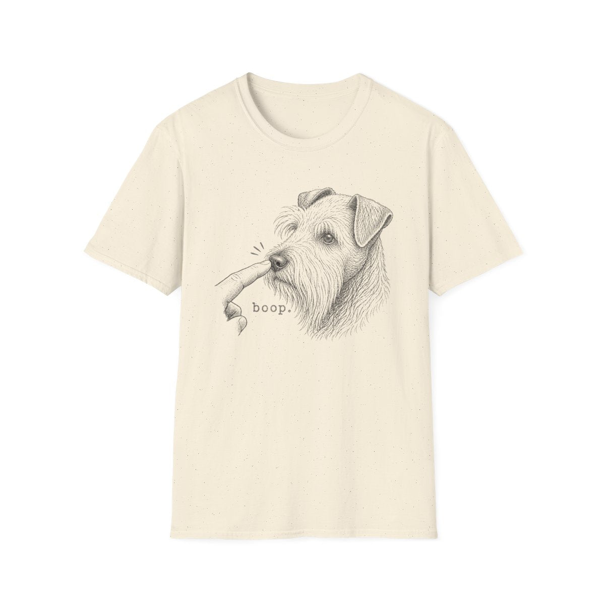 Boop Cesky Terrier Tee - Natural