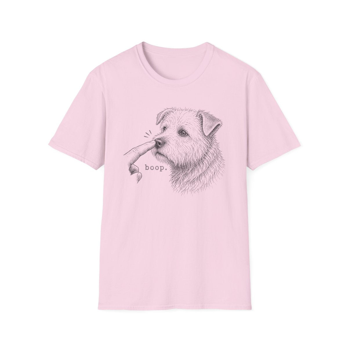 Boop Glen of Imaal Terrier Tee - Light Pink