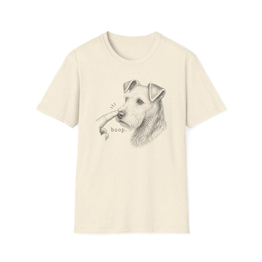 Boop Irish Terrier Tee - Natural